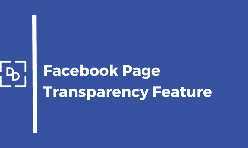 Facebook Page Transparency Feature