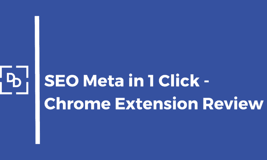 SEO Meta in 1 click chrome extension review