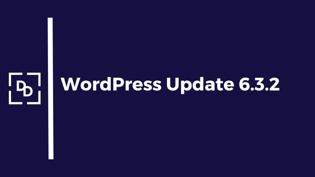 WordPress update 6.3.2