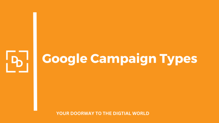 Google campaign types